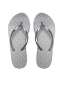 Klapki i japonki damskie - Roxy Japonki ARJL100663 Srebrny - miniaturka - grafika 1