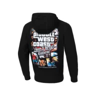 Bluzy sportowe męskie - Pit Bull Bluza Z Kapturem Męska Most Wanted Hooded Black - miniaturka - grafika 1