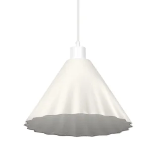 Lampa wisząca LEDVANCE whiteReplica Pulp wykonana z metalu i papier-mâché, E27, średnica 310 mm, klosz wykonany z materiału pochodzącego z recyklingu, trwała dzięki wymiennemu źródłu światła, łatwy montaż - Oprawy, klosze i abażury - miniaturka - grafika 1