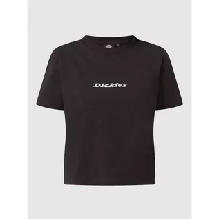 Koszulki i topy damskie - T-shirt o pudełkowym kroju z bawełny model Loretto - Dickies - grafika 1