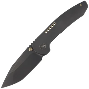 Nóż składany WE Knife Trogon Black Titanium, Black Stonewashed CPM 20CV by Brian Brown (WE22002B-2) - Noże - miniaturka - grafika 1