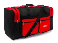 Akcesoria podróżnicze - Torba podróżna model 18 CZARNO-CZERWONY - miniaturka - grafika 1