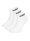 Skarpetki damskie - adidas Zestaw 3 par niskich skarpet unisex HT3451 Biały - miniaturka - grafika 1