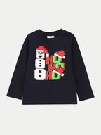Bluzki damskie - Coccodrillo Bluzka ZC4143107MER Granatowy Regular Fit - miniaturka - grafika 1