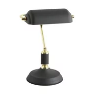 Lampy stojące - Lampa stołowa bankierka ROMA A2048-BK Zuma Line - miniaturka - grafika 1