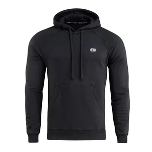 M-Tac - Bluza taktyczna Hoodie Cotton Raglan Hard - Czarna - 51388002 - Odzież taktyczna i umundurowanie - miniaturka - grafika 2