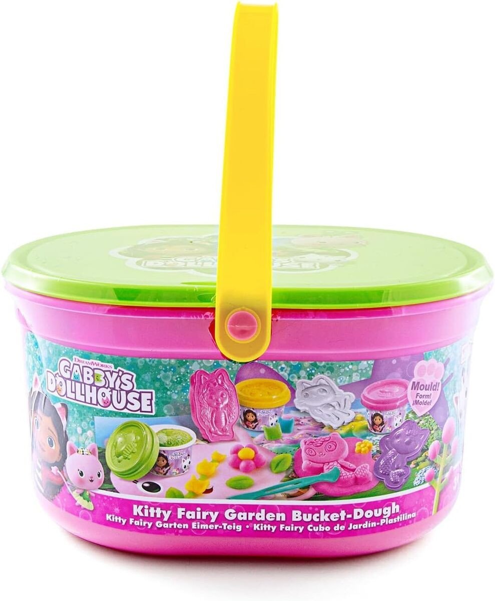 GABBY'S DOLLHOUSE Kitty Fairy Garden Bucket