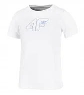 Koszulki męskie - 4F CHĹOPIÄCA KOSZULKA T-SHIRT BAWEĹNA / rozm 152 - miniaturka - grafika 1