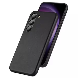 Dux Ducis Grit etui Samsung Galaxy S23+ elegancki pokrowiec ze sztucznej skóry MagSafe czarne - Etui i futerały do telefonów - miniaturka - grafika 1