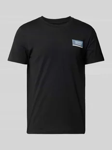 T-shirt o kroju regular fit z dużym napisem z logo - Koszulki męskie - miniaturka - grafika 1