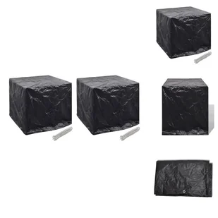 vidaXL Pokrowce na zbiorniki wodne 2 szt. 8 oczek 116x100x120 cm - Pokrowce ochronne na meble ogrodowe - Pokrowce na meble ogrodowe - miniaturka - grafika 1