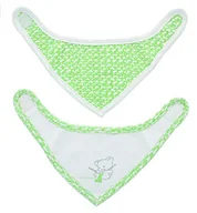 Akcesoria i dodatki do ubrań dla dzieci - Baby Love Bandana, dzianina, zielona - miniaturka - grafika 1