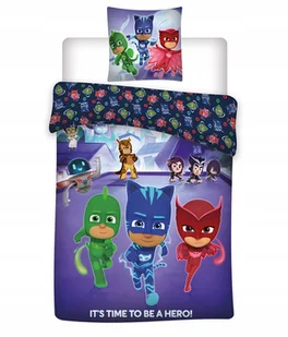 Pościel Pidżamersi Pj Masks Piżamersi 140x200 - Pościel dla dzieci - miniaturka - grafika 1