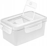 Pojemniki kuchenne - Pojemnik na żywność szczelny BranQ QLock 1l Biały - miniaturka - grafika 1