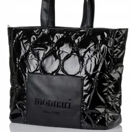 Torebki damskie - TOREBKA Damska MONNARI Duża Torba SHOPPER BAG Pojemna LOGO Premium Pikowana - miniaturka - grafika 1