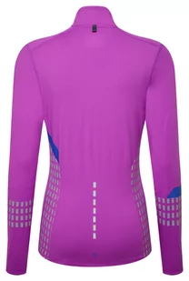 RONHILL Bluza biegowa damska AFTERHOURS 1/2 ZIP thistle/cobalt - Bluzy sportowe damskie - miniaturka - grafika 2