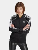 Bluzy damskie - adidas Bluza adicolor Classics SST IK4034 Czarny Regular Fit - miniaturka - grafika 1