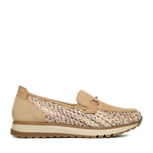Półbuty damskie - Półbuty Rieker 49042-62 Beżowy - miniaturka - grafika 1