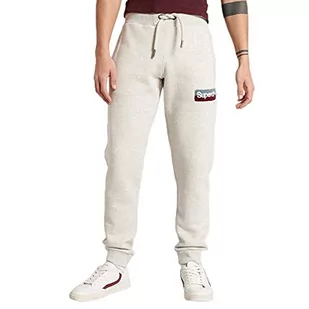 Superdry Cl Workwear Jogger Spodnie męskie, Off White Marl, S - Spodnie męskie - miniaturka - grafika 1