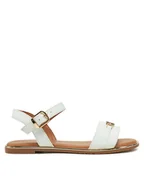 Buty dla dziewczynek - Tommy Hilfiger Sandały Sandal T3A2-33778-0326 S Biały - miniaturka - grafika 1