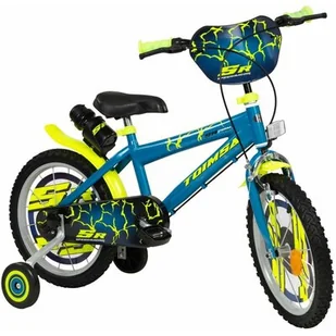 Rower dziecięcy TOIMSA Lightning 16 cali dla chłopca Niebiesko-żółty - Rowery - miniaturka - grafika 1