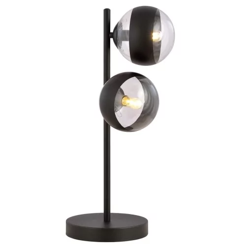 Rossi lampa stołowa 2-punktowa czarna/stripe 1229/LN2