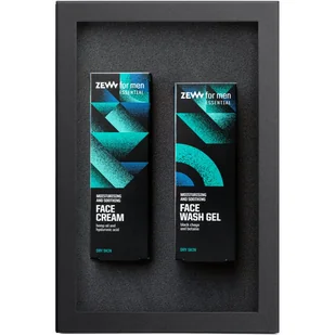 Zew For Men Zestaw Nawilżająco-Łagodzący Dla Skóry Suchej ZESTAW Żel do mycia twarzy 100 ml + Krem do twarzy 50 ml - Zestawy kosmetyków męskich - miniaturka - grafika 1