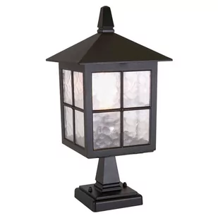 Elstead Lighting Winchester Pedestal Lantern BL25 BLACK Lampa ogrodowa IP23 stylowa BL25 BLACK) - Lampy ogrodowe - miniaturka - grafika 1