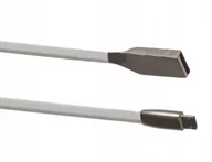 Kable USB - Kabel Smarty USB - microUSB typ B 1,5 m biały - miniaturka - grafika 1