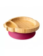 Miseczki i talerzyki dla dzieci - Eco rascals Miseczka bambusowa z przyssawką Biedronka czerwona - miniaturka - grafika 1