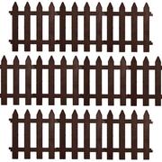 Ogrodzenia - Vidaxl Orion Palisada ogrodowy brązowy 30x30 cm 10 szt 351005-B - miniaturka - grafika 1