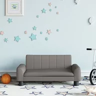 Sofy i kanapy - Sofa dla dzieci, kolor taupe, 70x45x30 cm, obita tkaniną Lumarko! - miniaturka - grafika 1