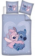 Pościel dla dzieci - Pościel Stitch I Andzia Serce Angel Pościel Lilo I Stitch 140x200 - miniaturka - grafika 1