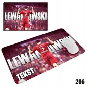 Podkładki pod mysz - PODKŁADKA POD MYSZKĘ MYSZ WZORY DO WYBORU - PIŁKA NOŻNA LEWANDOWSKI 29x36cm - miniaturka - grafika 1