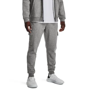 Spodnie dresowe męskie Under Armour Rival Fleece Cargo Jogger - Spodnie męskie - miniaturka - grafika 1