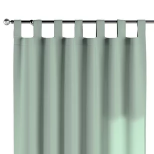 Dekoria Zasłona na szelkach 1 szt. zieleń eukaliptusa 1szt 130 × 260 cm Loneta 310-133-61 - Zasłony - miniaturka - grafika 1
