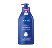 Balsamy i kremy do ciała - Nivea Odżywcze mleczko do ciała z pompką 625ml - miniaturka - grafika 1