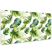 Podkładki na biurko - Podkładka na biurko z nadrukiem Rajskie liście 100x50 cm - miniaturka - grafika 1