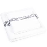 Ręczniki - Zestaw ręczników „Greek” biały, 50 x 90 cm, 70 x 130 cm - miniaturka - grafika 1