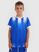 Koszulki dla chłopców - 4F Koszulka klubowa wyjazdowa z sezonu 2025/26 dziecięca 4F x Stal Mielec - niebieska 110/116 - miniaturka - grafika 1