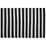 Dywany zewnętrzne - Beliani Dywan na zewnątrz czarno-biały 160 x 230 cm TAVAS - miniaturka - grafika 1