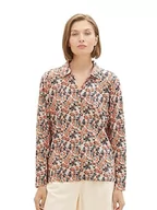 Koszulki i topy damskie - TOM TAILOR T-shirt damski, 32369 - Small Grey Tie Dye Floral, XL - miniaturka - grafika 1