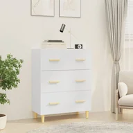 Komody - Lumarko Komoda, biała, 70x34x90 cm, materiał drewnopochodny - miniaturka - grafika 1
