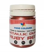 Dodatki do ciast w proszku - Barwnik Spożywczy W Proszku Metallic - Rubin 20G - miniaturka - grafika 1