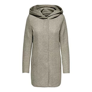 Only Onlsedona Light Coat Otw Noos, Kurtka damska, Orzech/Szczegóły: melanż W. Pumice Stone, XXS - Kurtki damskie - miniaturka - grafika 1