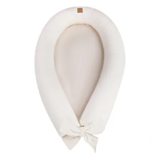 Babysteps Kokon niemowlęcy Linen White - Rożki i beciki - miniaturka - grafika 1