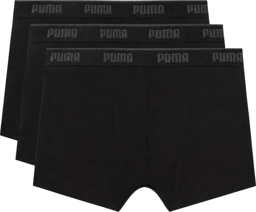 Puma Bokserki męskie Puma 3 pak czarne 947130 03 L
