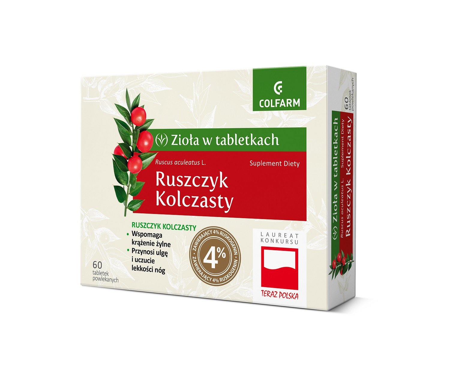 Colfarm Ruszczyk kolczasty 60 Tabletek