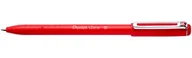 Długopisy - Pentel BX460-B długopis IZee, model z nasadką, metalowy klips, grubość linii 0,5 mm, 12 sztuk, czerwony - miniaturka - grafika 1