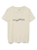 Koszulki i topy damskie - Vero Moda Koszulka w kolorze czarnym - miniaturka - grafika 1